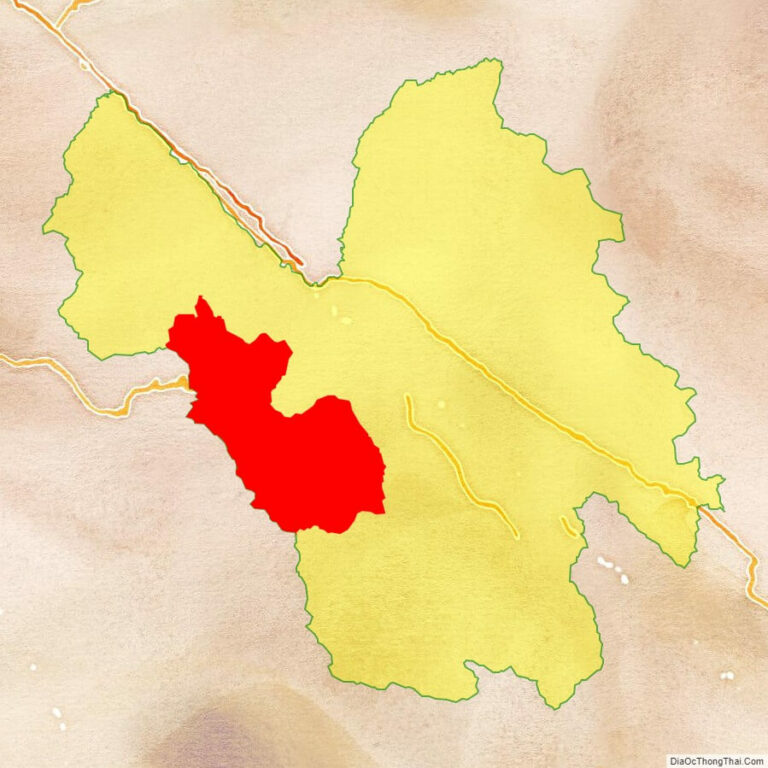 Bản đồ vị trí huyện Sa Pa