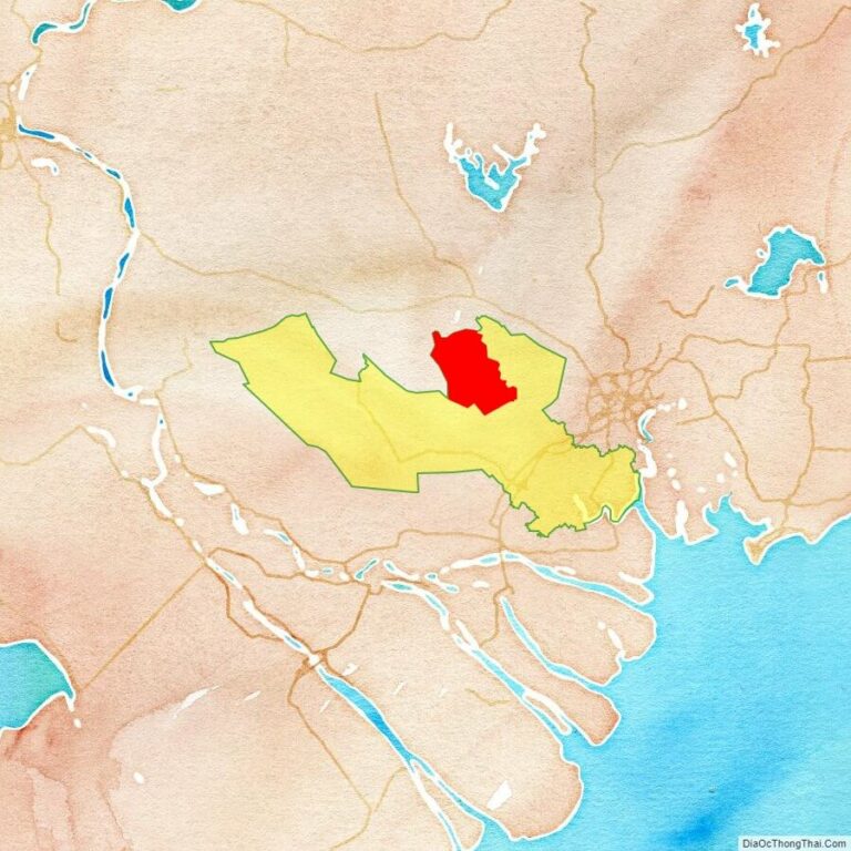 Bản đồ vị trí huyện Đức Huệ