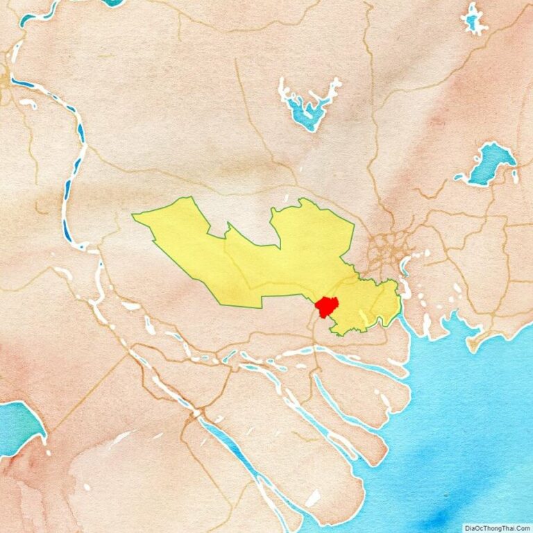 Tan An location map