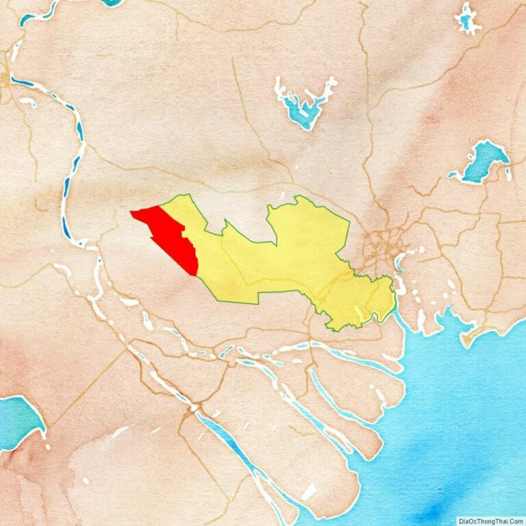 Bản đồ vị trí huyện Tân Hưng