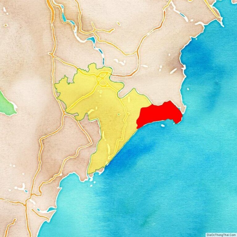 Bản đồ vị trí huyện Giao Thủy