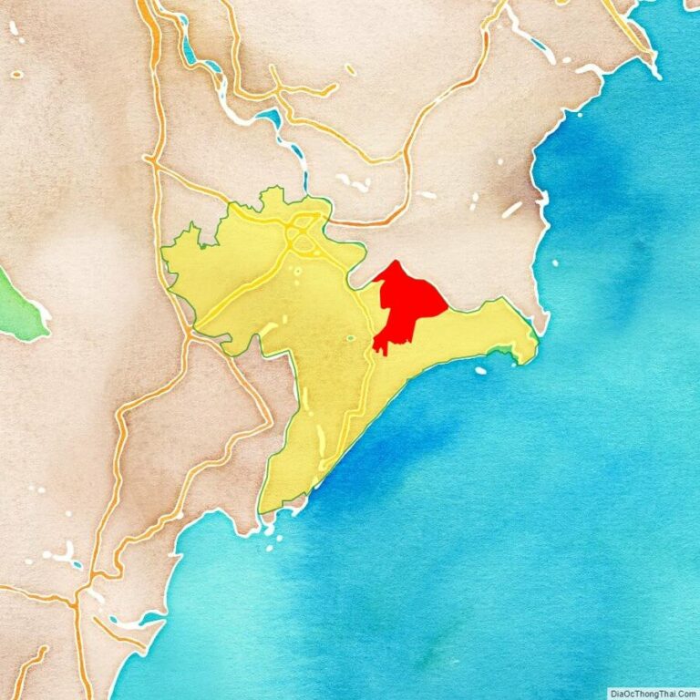Bản đồ vị trí huyện Xuân Trường