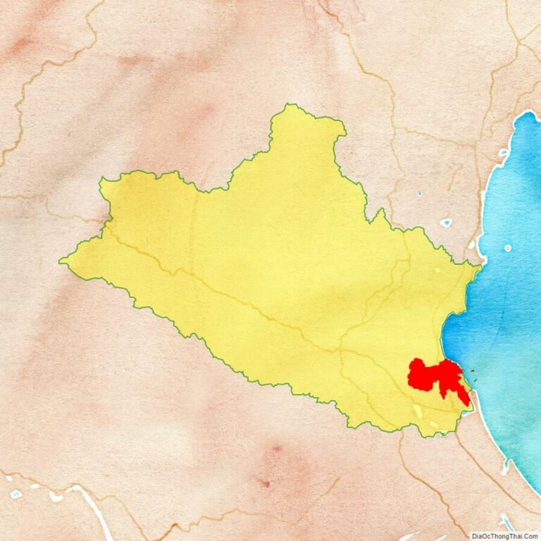 Bản đồ vị trí huyện Nghi Lộc