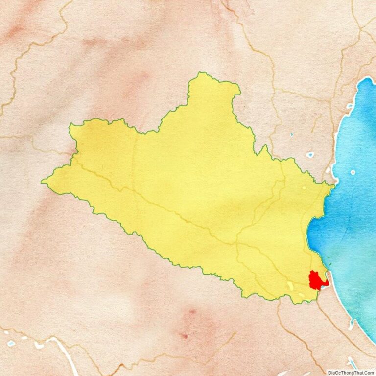 Bản đồ vị trí thành phố Vinh