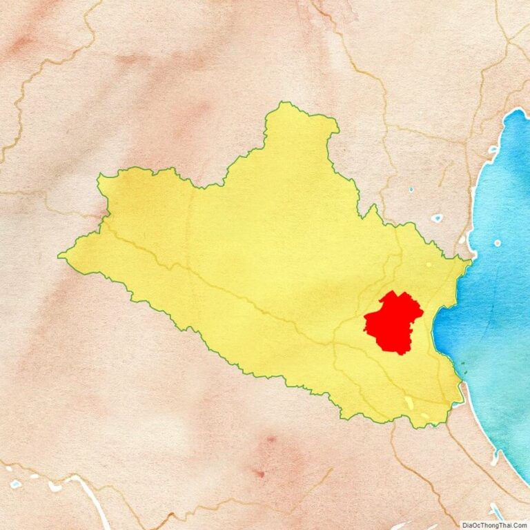 Bản đồ vị trí huyện Yên Thành