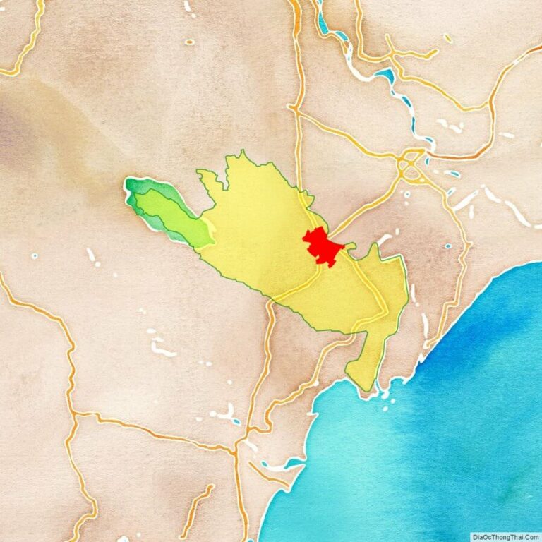 Bản đồ vị trí thành phố Ninh Bình