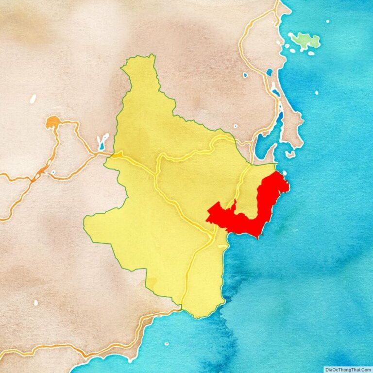 Bản đồ vị trí huyện Ninh Hải