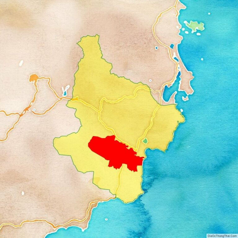 Bản đồ vị trí huyện Ninh Phước
