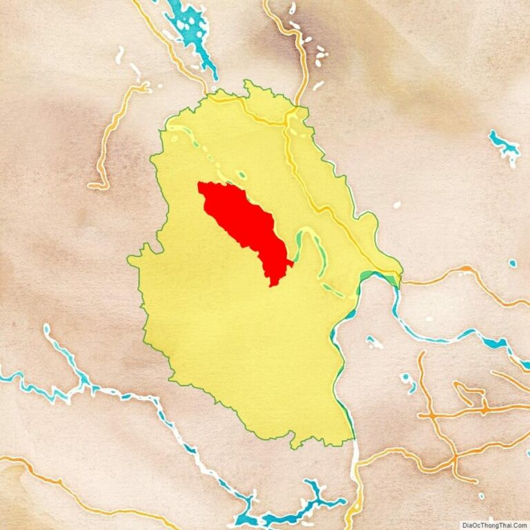 Bản đồ vị trí huyện Cẩm Khê