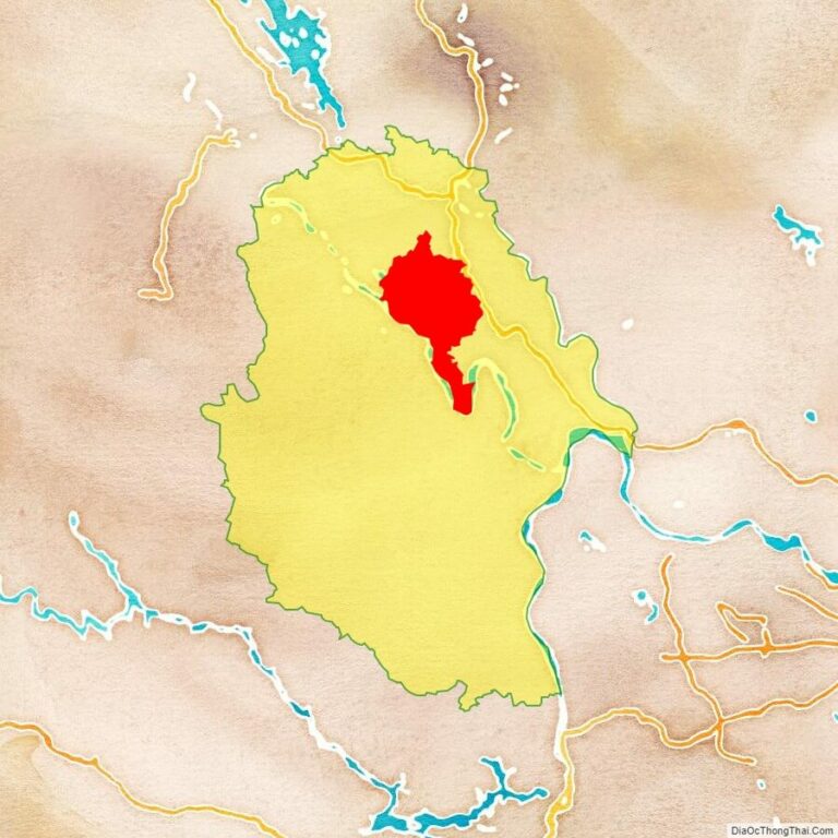Bản đồ vị trí huyện Thanh Ba