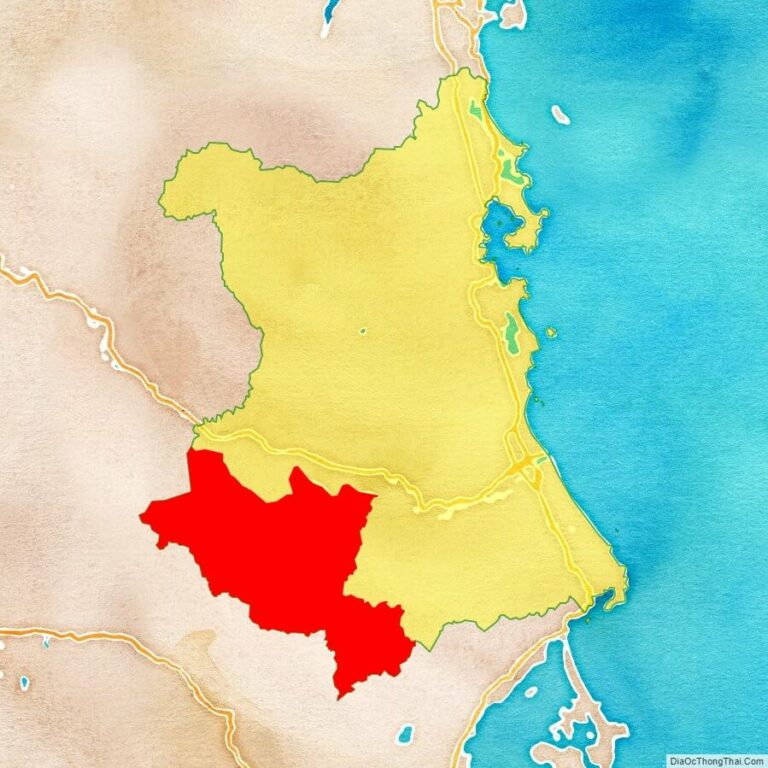 Bản đồ vị trí huyện Sông Hinh