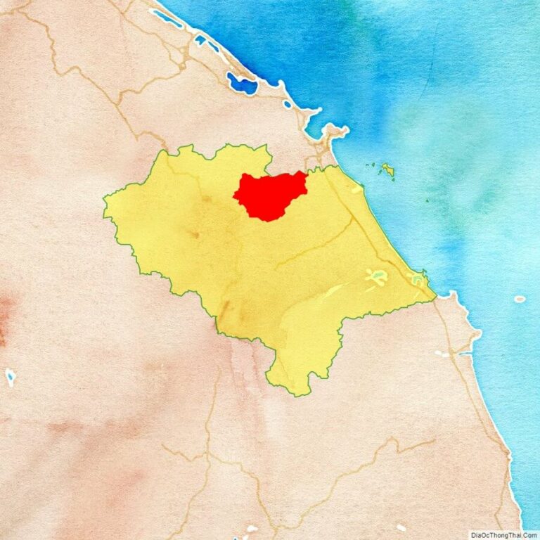 Bản đồ vị trí huyện Đại Lộc