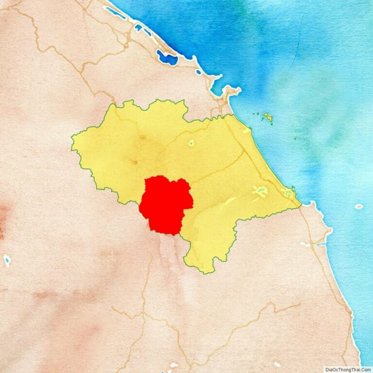 Bản đồ vị trí huyện Phước Sơn
