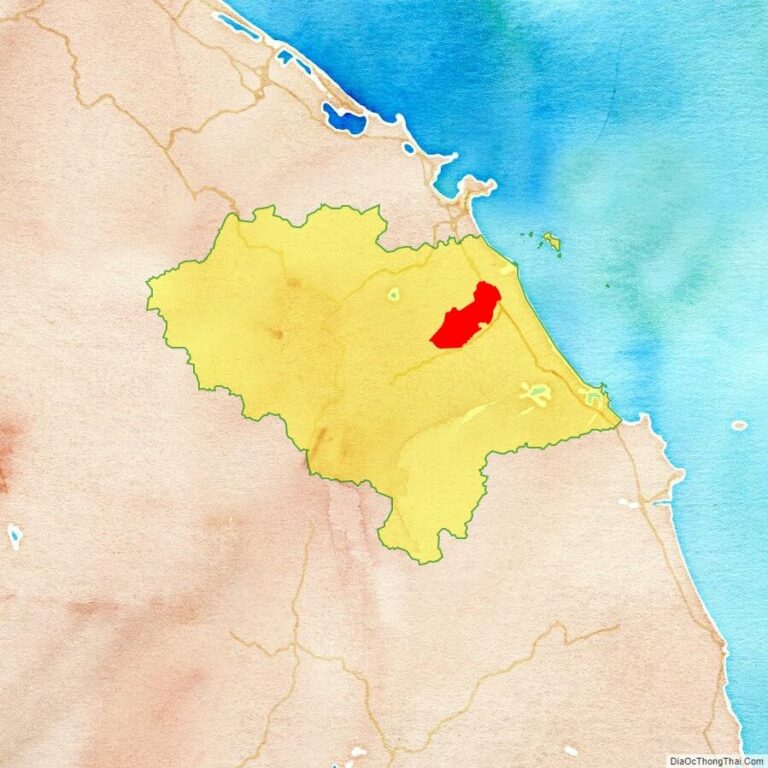 Bản đồ vị trí huyện Quế Sơn