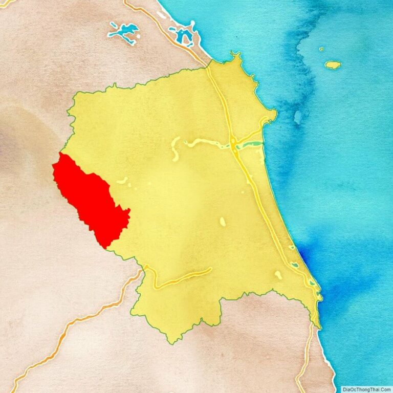 Bản đồ vị trí huyện Sơn Tây