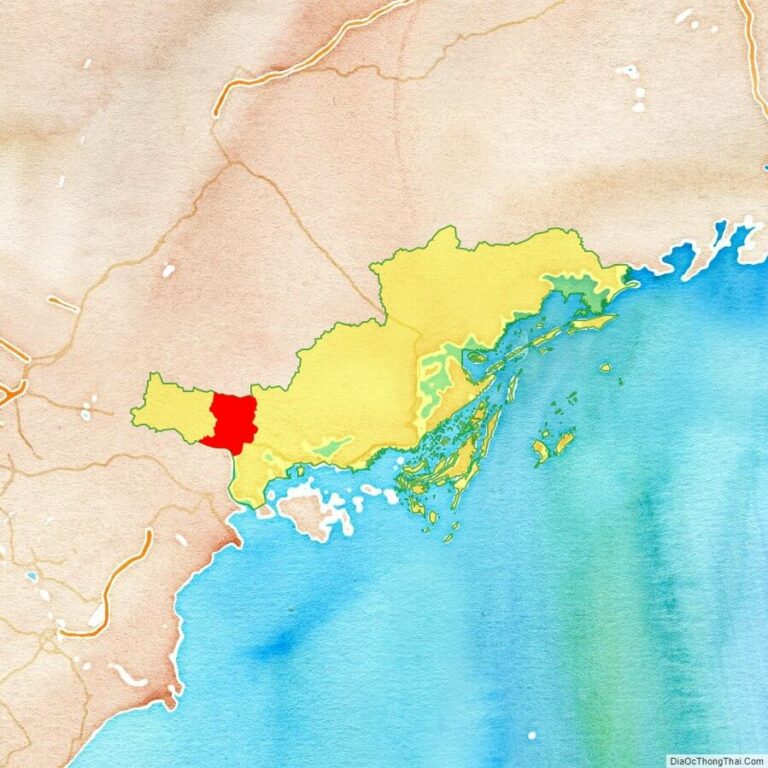 Uong Bi location map