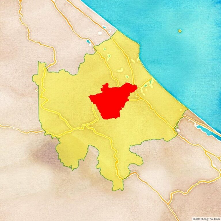 Bản đồ vị trí huyện Cam Lộ