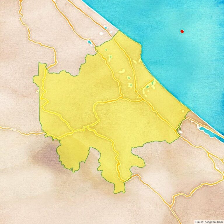Bản đồ vị trí đảo Cồn Cỏ
