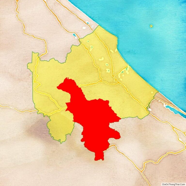 Bản đồ vị trí huyện Đa Krông