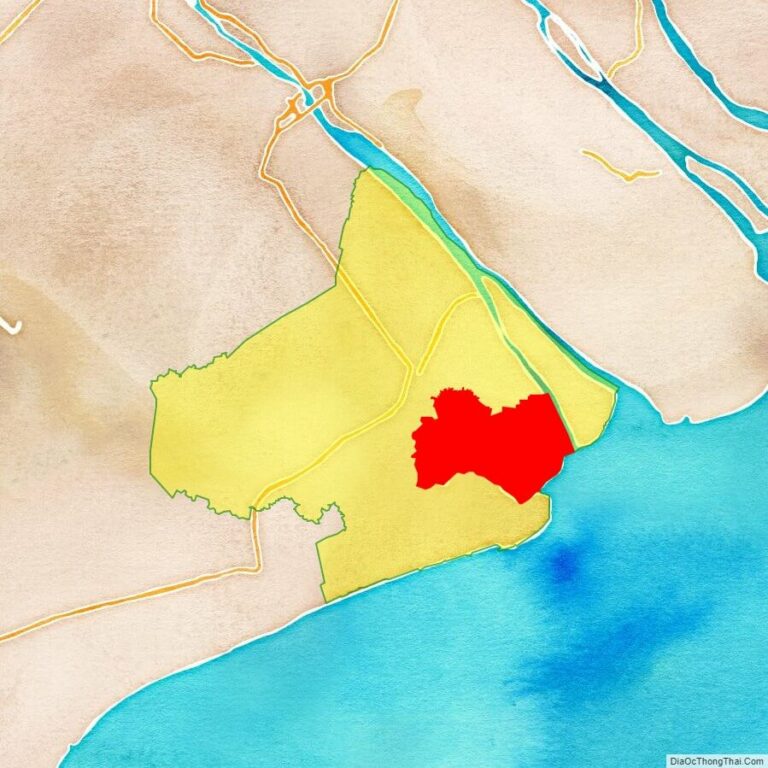 Bản đồ vị trí huyện Trần Đề