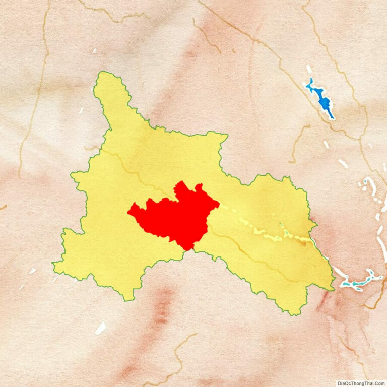 Bản đồ vị trí huyện Mai Sơn