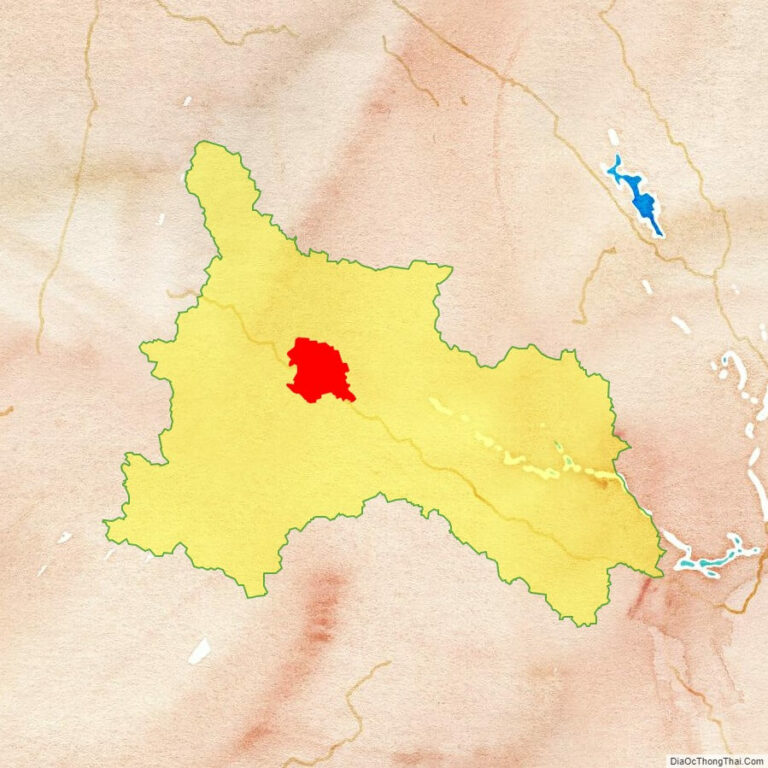 Bản đồ vị trí thành phố Sơn La
