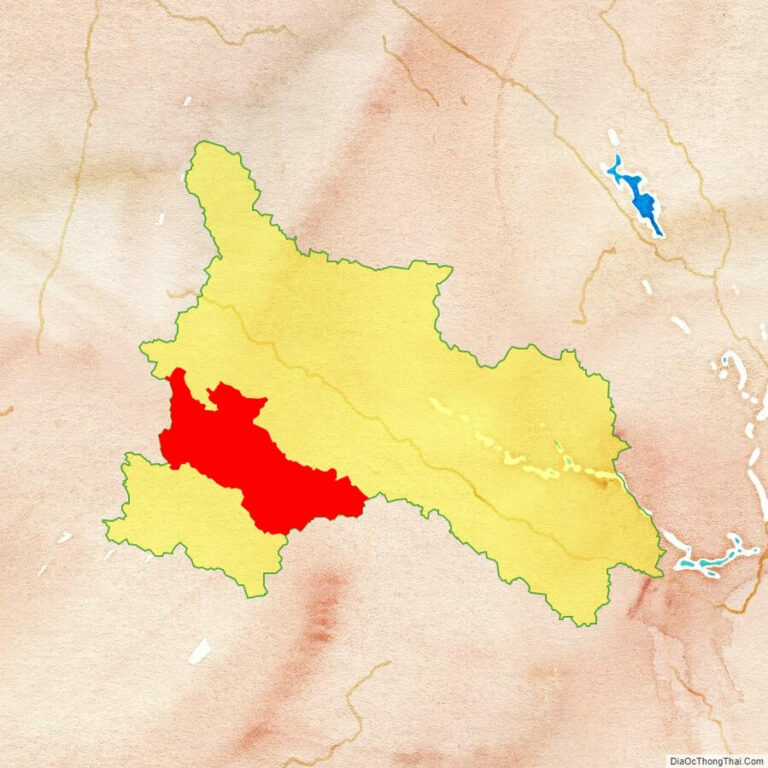 Bản đồ vị trí huyện Sông Mã