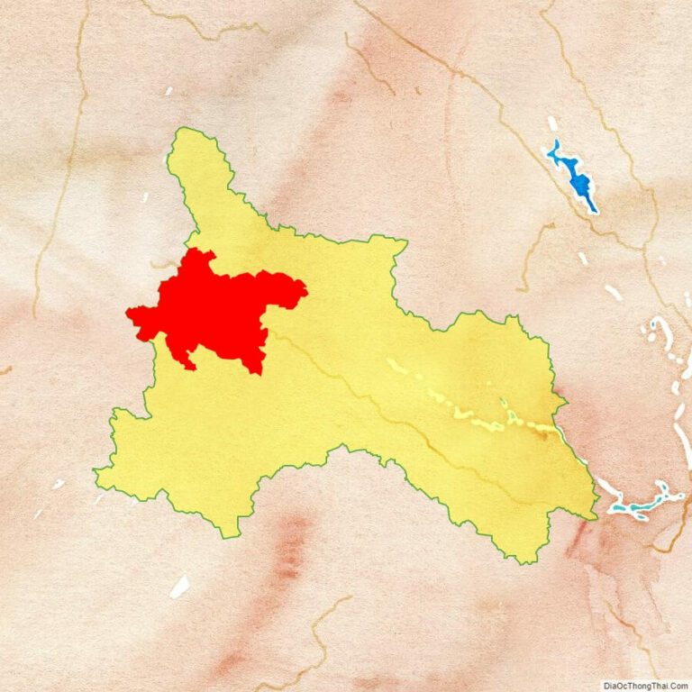 Bản đồ vị trí huyện Thuận Châu