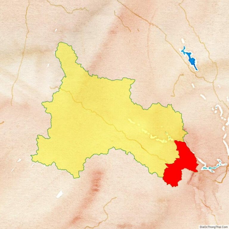 Bản đồ vị trí huyện Vân Hồ