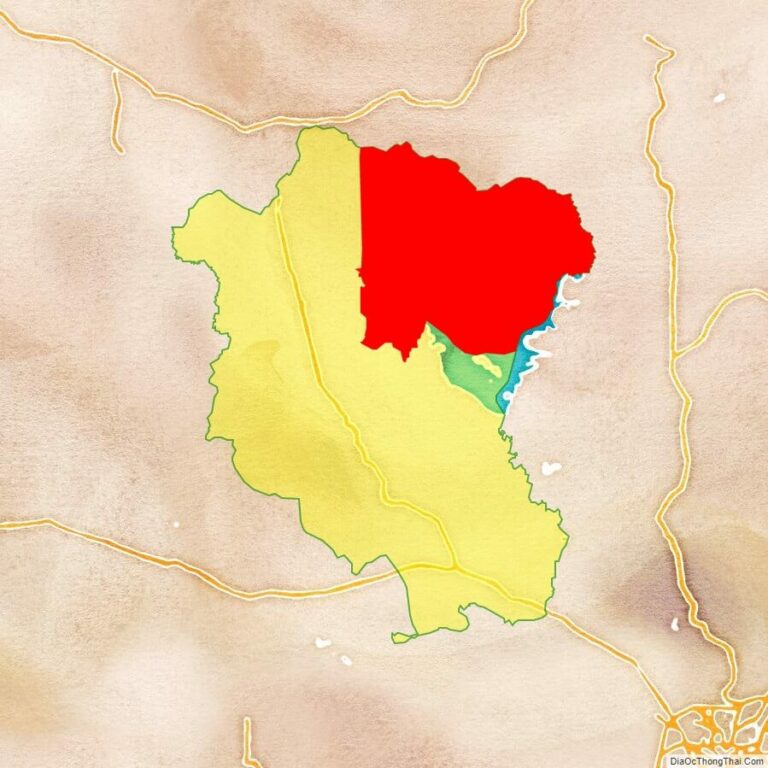 Bản đồ vị trí huyện Tân Châu