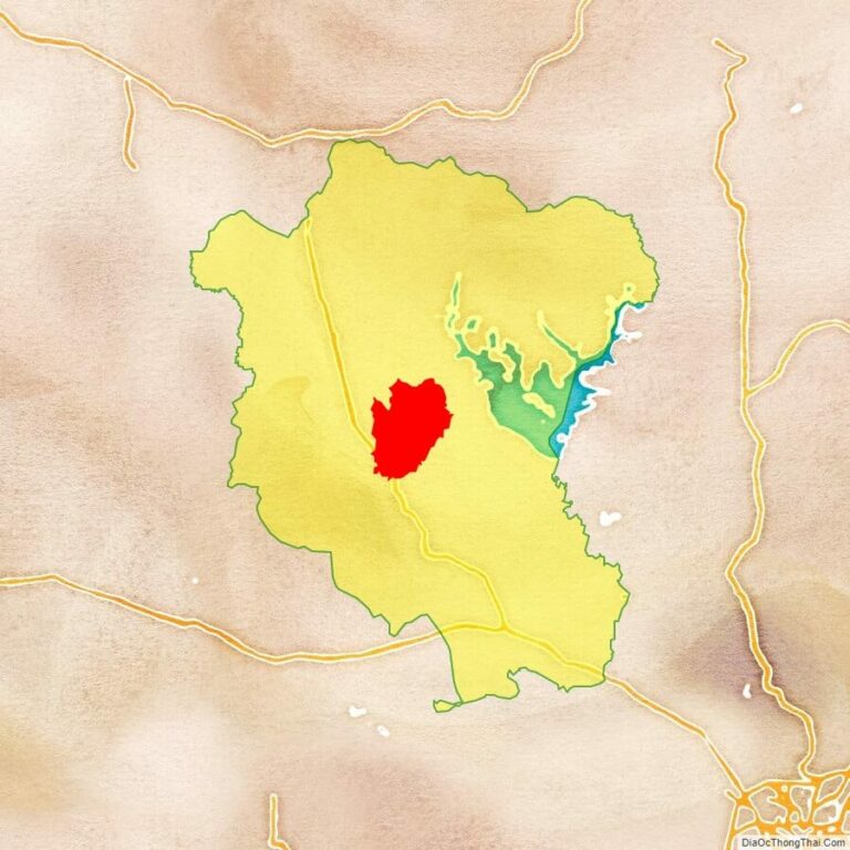 Bản đồ vị trí thành phố Tây Ninh