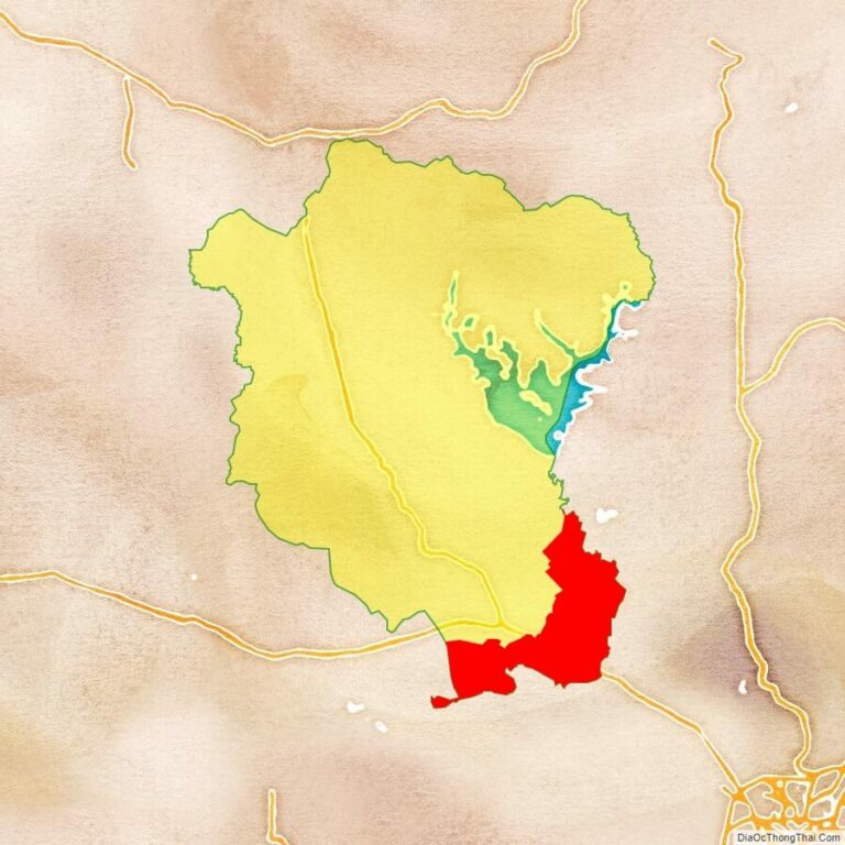 Bản đồ vị trí huyện Trảng Bàng