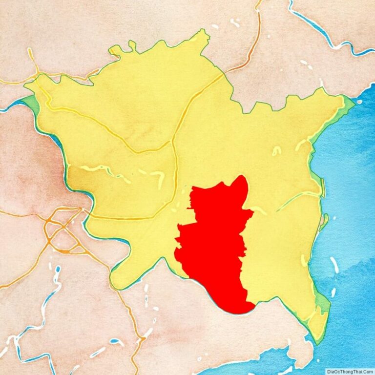 Bản đồ vị trí huyện Kiến Xương