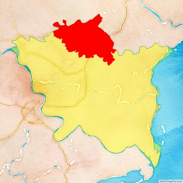 Bản đồ vị trí huyện Quỳnh Phụ