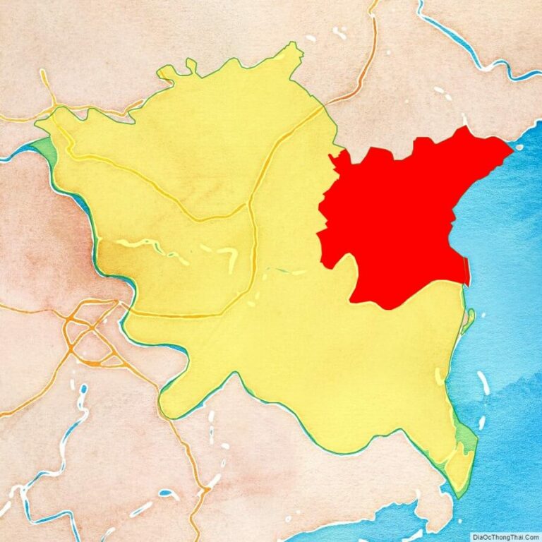 Bản đồ vị trí huyện Thái Thụy