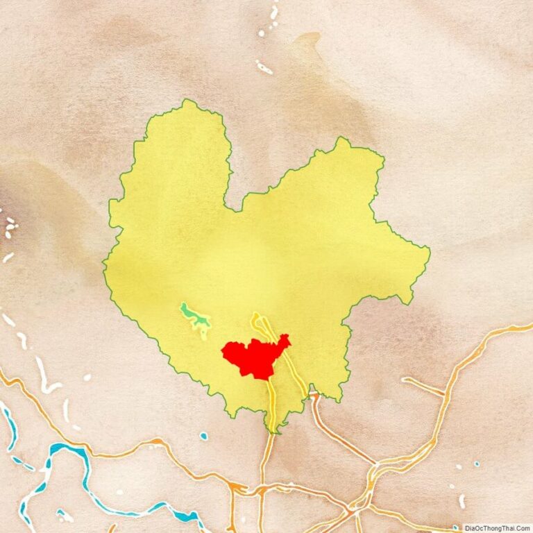 Bản đồ vị trí thành phố Sông Công