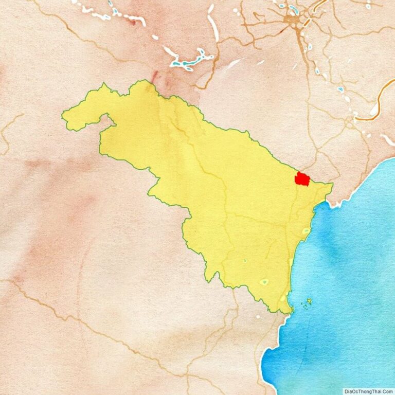 Bản đồ vị trí thị xã Bỉm Sơn