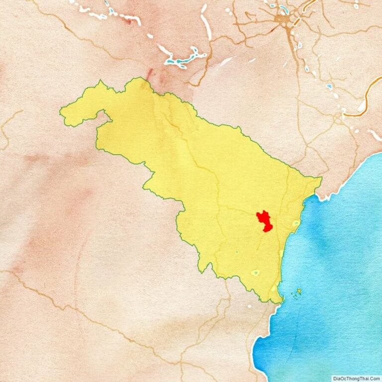 Bản đồ vị trí huyện Đông Sơn