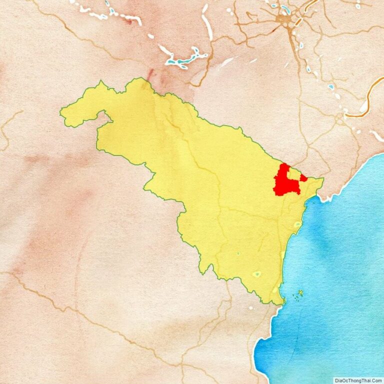 Bản đồ vị trí huyện Hà Trung