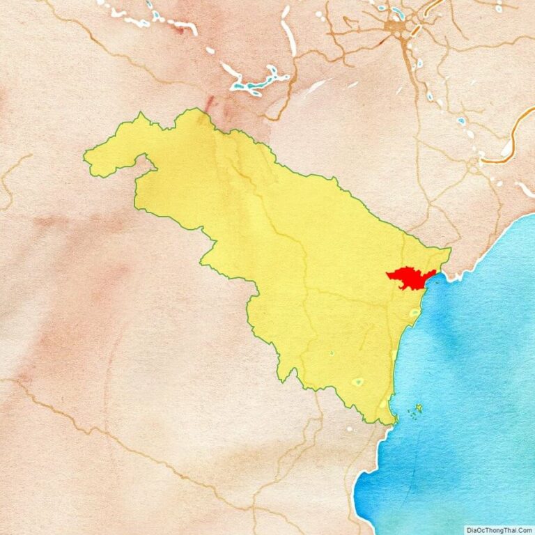 Bản đồ vị trí huyện Hậu Lộc
