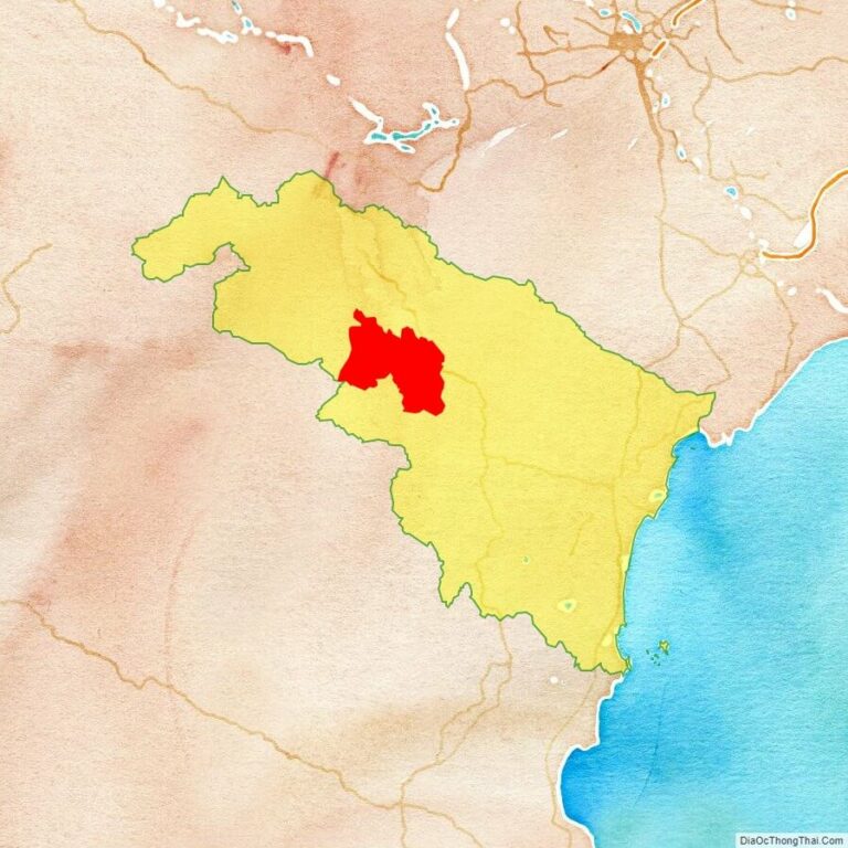 Bản đồ vị trí huyện Lang Chánh