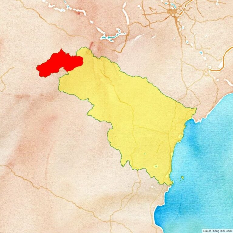 Bản đồ vị trí huyện Mường Lát