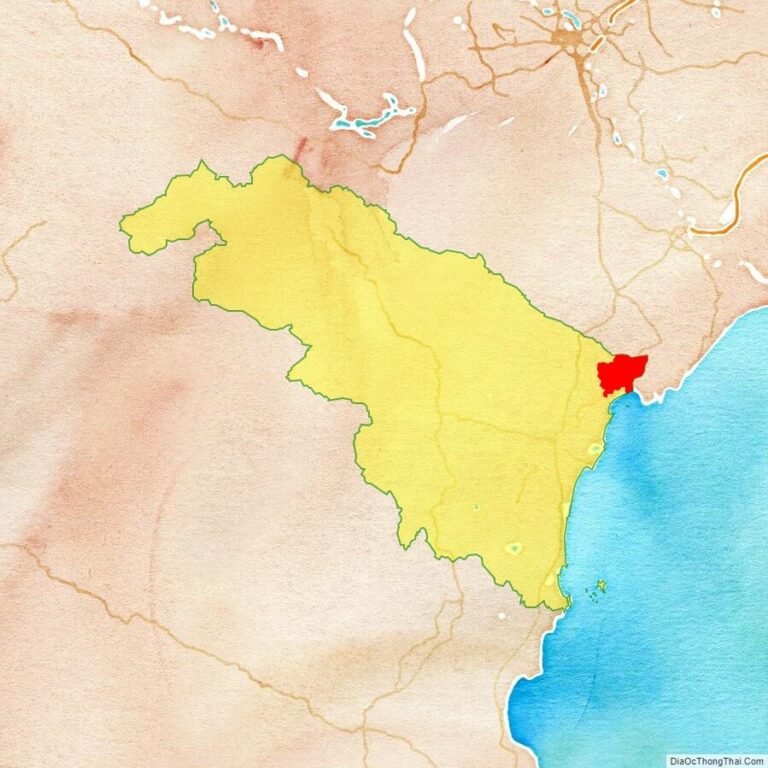Bản đồ vị trí huyện Nga Sơn