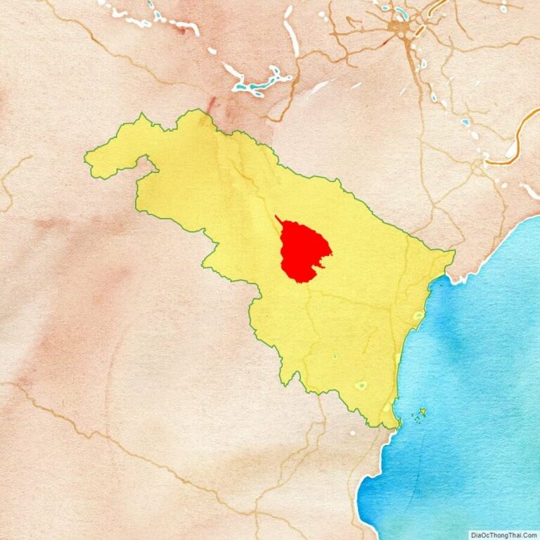 Bản đồ vị trí huyện Ngọc Lặc