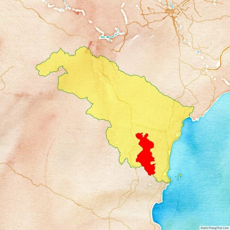 Bản đồ vị trí huyện Như Thanh