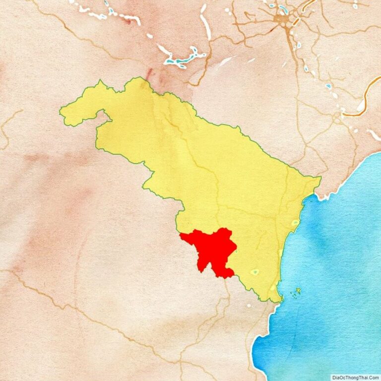 Bản đồ vị trí huyện Như Xuân