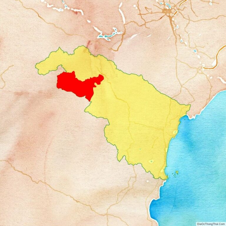 Bản đồ vị trí huyện Quan Sơn