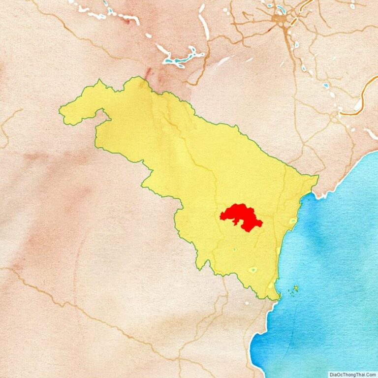 Bản đồ vị trí huyện Triệu Sơn