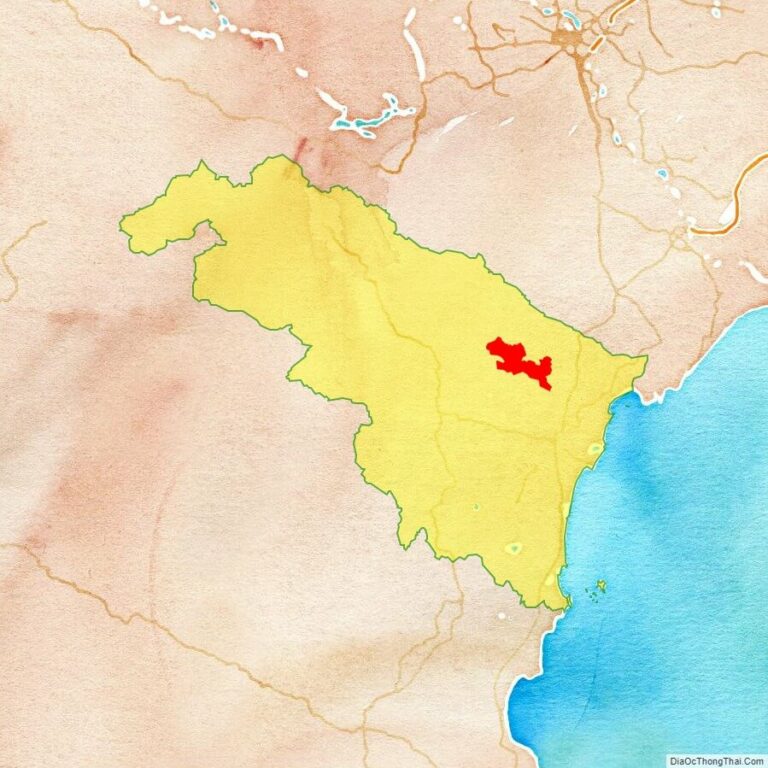 Bản đồ vị trí huyện Vĩnh Lộc