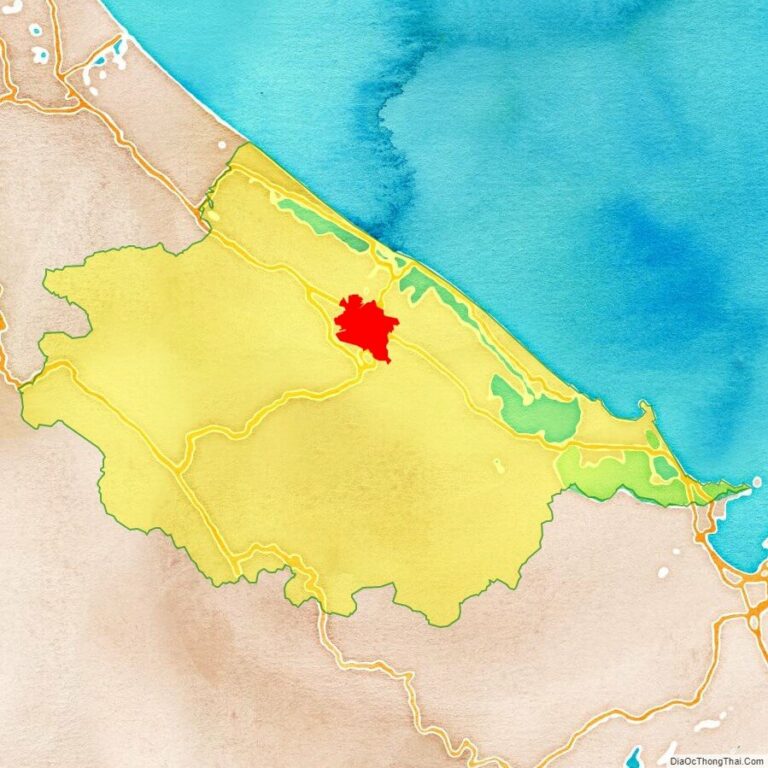 Hue location map